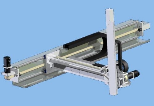 3-Achsen-kartesischer Industrieroboter der CS-Serie, geringe Gre, bodenmontierte X-Achse, Riemenantrieb