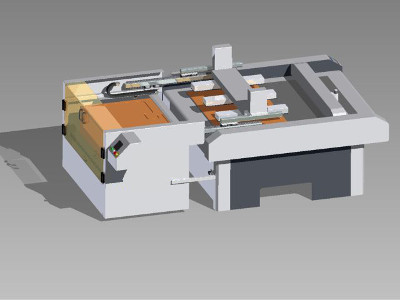 Automatischer Sheet Feeder auf Rdern zum Laden von Blttern auf Plotter