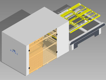 Automatischer Sheet-Feeder zum Be- und Entladen von 3000x2000-Paneele