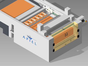 Sheet-Feeder ACRAB-T wird zum Be- und Entladen des Plotters verwendet