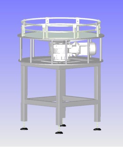 Rotating accumulation table d=800.