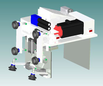 Pinzas para cajas, paquetes, para robots paletizadores