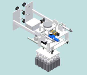 Pinzas para botellas y flascos para robots