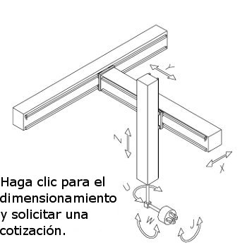 Esquema de seleccin de robot cartesiano estndar: elija el nmero de ejes, unidades y controlador del robot.