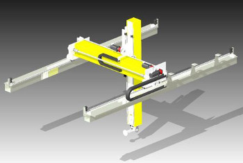 Robot cartsien 4 axes pilot par inverseur